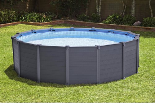 Thumbnail - INTEX Pool, Rund, BxH: 478x124, grau