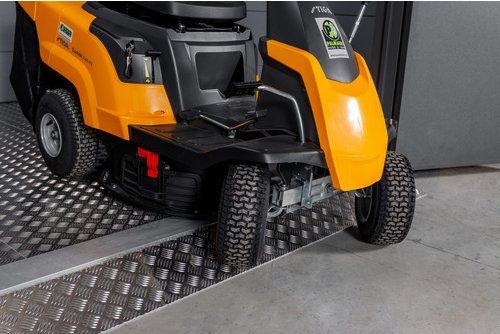 Telluria Rampe, Option 04, Doppeltür - silberfarben