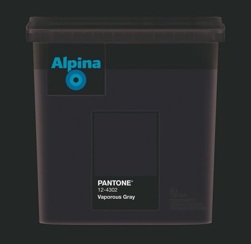ALPINA Wandfarbe »PANTONE«, Vaporous Gray, matt, 5 l - grau