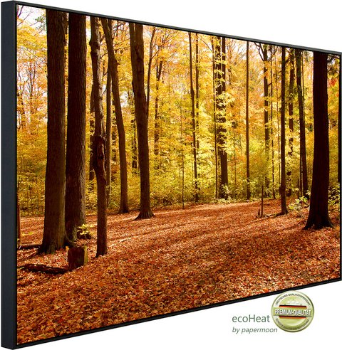 papermoon Infrarotheizung »EcoHeat - Herbstwald«, Matt-Effekt - bunt