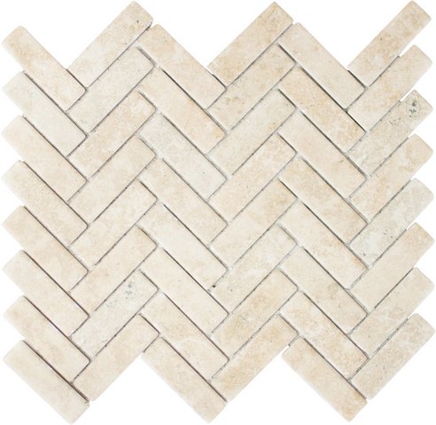 HuH Mosaik Mosaikfliese »Stona«, BxL: 27,1 x 31,8 cm, Wandbelag/Bodenbelag - beige