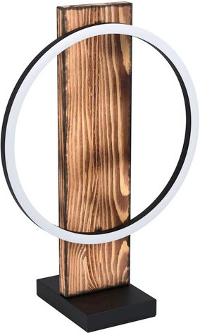 EGLO Tischleuchte »BOYAL«, stahl, holz, 3000K - braun