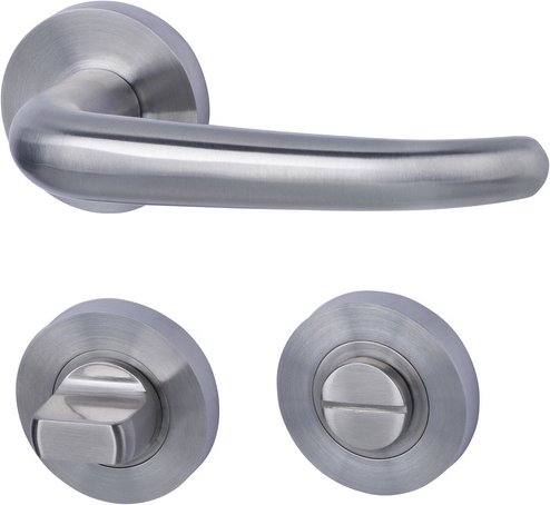 Thumbnail - ALPERTEC Rosettengarnitur, Edelstahl - silberfarben