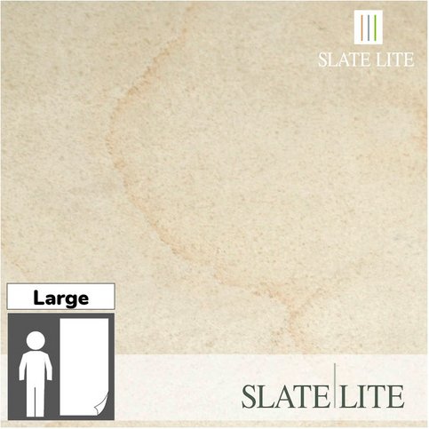 SlateLite Sandsteinfunier »Clear White Stripes«, bunt, Leicht-Schiefer - grau