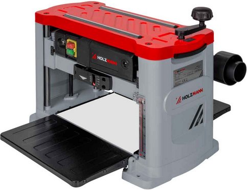 Thumbnail - HOLZMANN-MASCHINEN Hobelmaschine »DHM330 230V«, 1500 W, mit Spiralmesserwelle - grau | rot