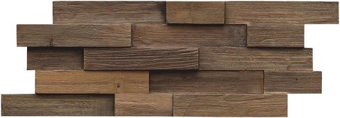 Thumbnail - INDO Wandverblender »INDO TEAK«, braun, geölt, Holz, Stärke: 20 mm