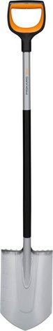 FISKARS Spaten »Xact+«, Arbeitsbreite: 19,2 cm, Material Werkzeug: Borstahl - silberfarben