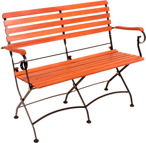 Gartenmöbelset, 4 Sitzplätze, eukalyptusholz/Stahl - beige