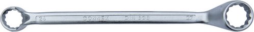 CONNEX Ringschlüssel, 24 x 27 mm - silberfarben