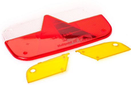 STEMA Leuchtenglas, Länge: 24 cm, Kunststoff - rot