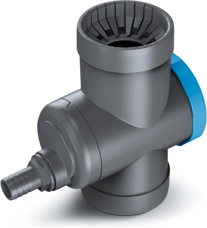 ARVES Wassersammler, mit Netzfilter, basalt - grau
