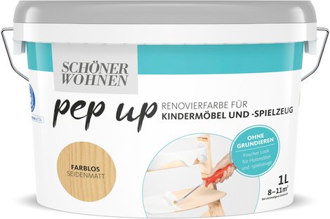 Thumbnail - SCHÖNER WOHNEN FARBE Möbellack, 1 l, farblos, seidenmatt - transparent