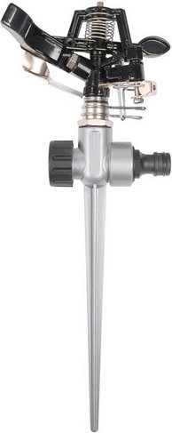 Mr. GARDENER Impulskreisregner, inkl. Erdspieß - schwarz