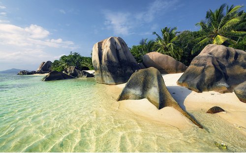 KOMAR Vliestapete »Ozeanperle«, Breite 450 cm, seidenmatt - bunt