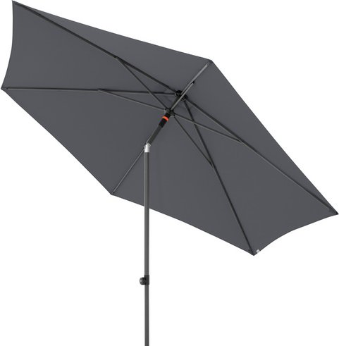 Thumbnail - DOPPLER Sonnenschirm »MyZone «, 300 cm, sechseckig, Sonnenschutzfaktor: 50 - grau