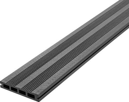 Mr. GARDENER WPC-Terrassendiele, LxBxH: 220 x 13,5 x 2 cm - grau