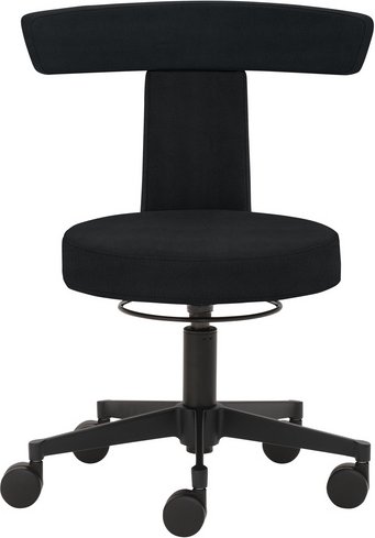 Mayer Sitzmöbel Multifunktionshocker »1262«, Breite: 54 cm, höhenverstellbar, Polyester, schwarz