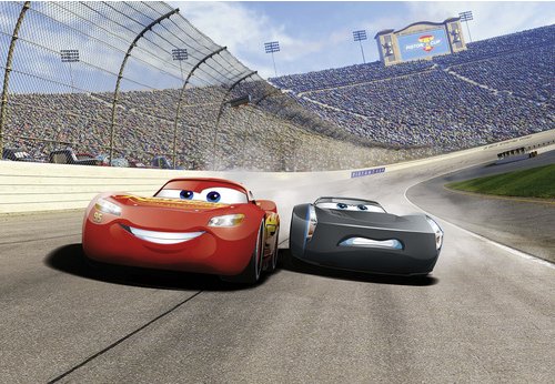 KOMAR Papiertapete »Cars3 Curve«, Breite 368 cm - bunt