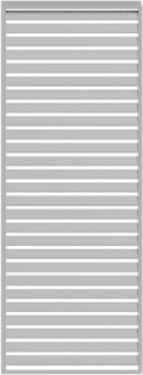 Mr. GARDENER Pergola-Lamellenwand, Höhe: 236 cm, weiß, pulverbeschichtet - weiss