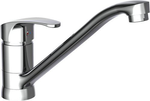 SCHÜTTE Spültischarmatur »Cellino«, Messing, glänzend, ½" - silberfarben