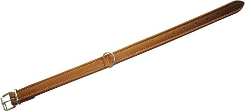 HEIM Halsband, Tabacco, 200 cm, Rindsleder, Cognac - braun