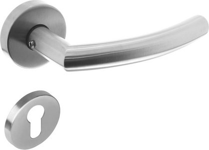 Intersteel Türdrücker »halbrund«, D.50x10 mm PZ-Rosetten