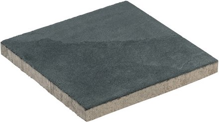 Mr. GARDENER Betonplatte »Piatto«, basalt, Kanten: gefast - schwarz