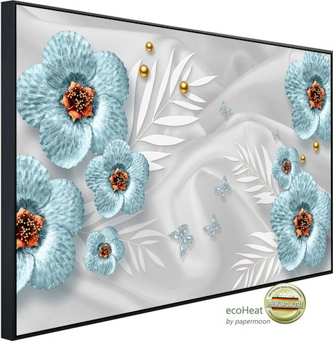 Thumbnail - papermoon Infrarotheizung »EcoHeat - Muster mit Blumen«, Matt-Effekt - bunt
