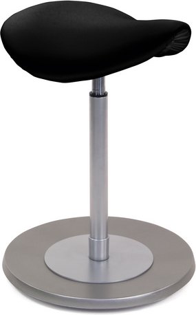 Mayer Sitzmöbel Hocker »1167«, Breite: 42 cm, höhenverstellbar, Kunstleder, schwarz