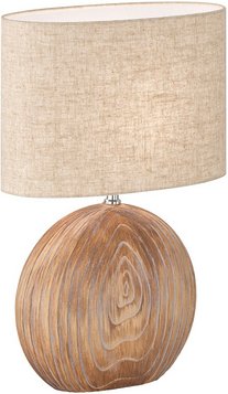 Fischer & Honsel Tischleuchte »Tobse«, BxH: 17 x 53 cm, E27 - braun