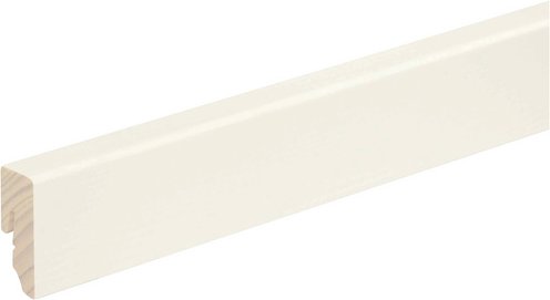 FN NEUHOFER Sockelleiste, Kiefer weiß, Kiefernholz, LxHxT: 240 x 4 x 1,6 cm - weiss
