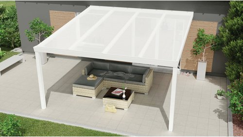 Thumbnail - GARDENDREAMS Terrassenüberdachung »Expert«, BxT: 700 x 300 cm, grau / RAL9007