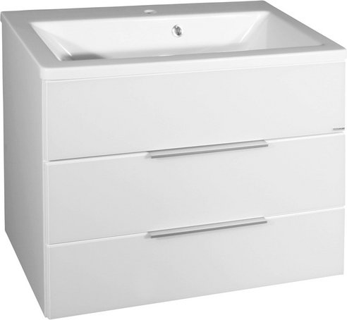 FACKELMANN Waschtischunterschrank »KARA«, BxHxT: 79,4 x 58,7 x 48,8 cm - weiss