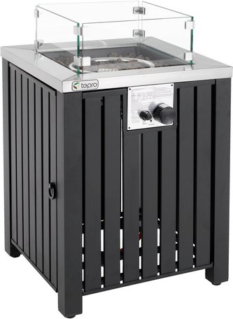 Thumbnail - TEPRO Feuerstelle »Topeka«, Gas, Höhe: 78 cm, anthrazit - grau