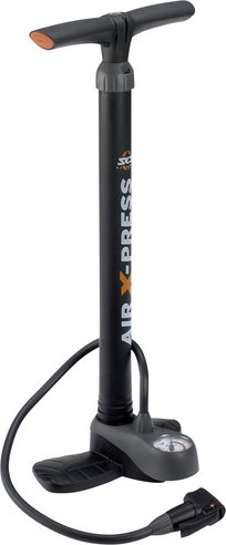 SKS Standluftpumpe für Fahrräder und E-Bikes - schwarz