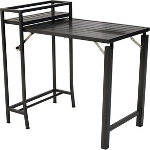 MERXX Balkonset »Florenz«, 3 tlg., 2 Sitzplätze, Aluminium - grau