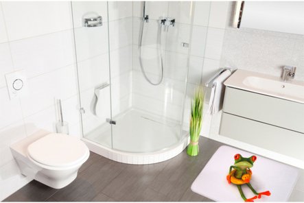 Sanilo Bad-Accessoire-Set, 3-tlg., Froggy - weiss