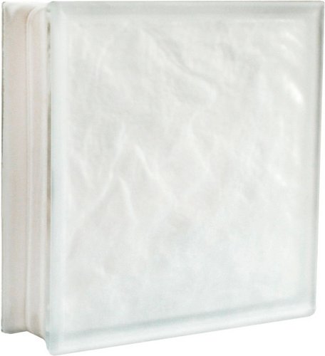 Fuchs Design Glasbaustein, BxH: 300 x 300 mm - weiss