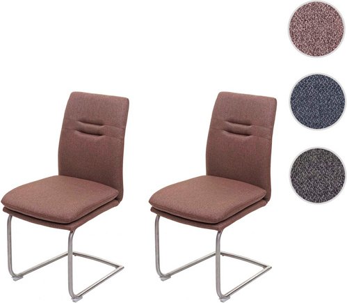 MVG Esszimmerstuhl »MVG-H70«, 2er-Set - braun