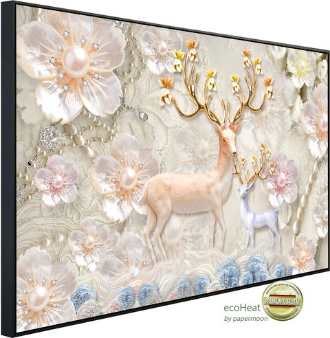 Thumbnail - papermoon Infrarotheizung »EcoHeat - Strand «, Matt-Effekt - bunt