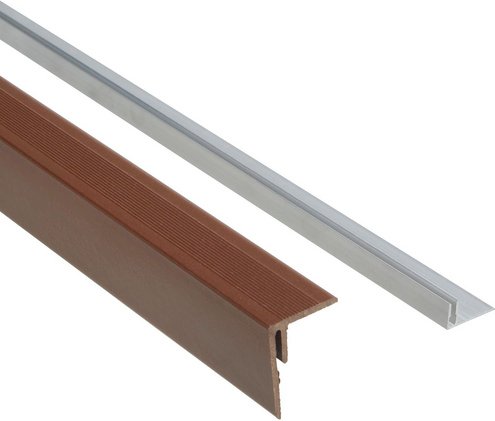 Mr. GARDENER Abschlussprofil, BxHxL: 48 x 64 x 2.500 mm - braun