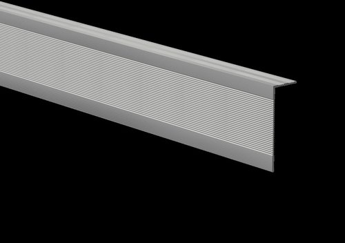 Mr. GARDENER Blendenwinkel, BxL: 2,3 x 200 cm, Aluminium eloxiert - silberfarben