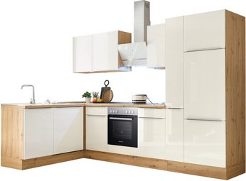 Thumbnail - RESPEKTA Küchenblock »Marleen«, HxBxT: 211 x 310 x 170 cm, inkl. E-Geräte - weiss