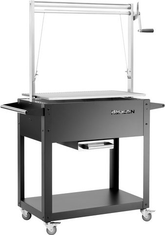 Thumbnail - Holzkohlegrill »Weston GT«, Grillfläche: 70 x 44 cm, mit Schamottsteinen - schwarz
