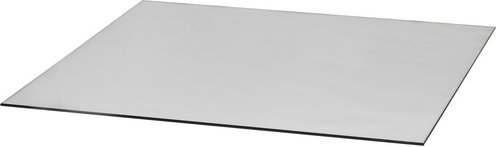 TIS Bodenplatte, quadratisch, BxL: 110 x 110 cm, Stärke: 8 mm, transparent
