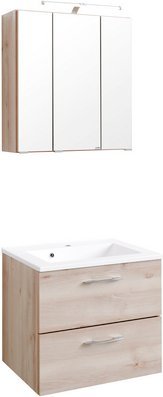 HELD MÖBEL Waschtisch-Set »Portofino«, BxHxT: 60 x 54 x 47 cm - bunt