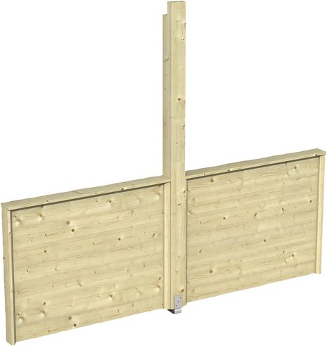 SKANHOLZ Brüstung »Toulouse«, BxH: 270 x 106 cm, braun, Holz