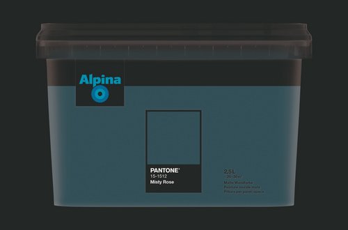 ALPINA Wandfarbe »PANTONE«, Misty Rose, matt, 2,5 l - rosa