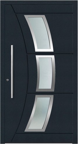 KNOCK Aluminium-Haustür »Terra Nova«, anthrazit - grau