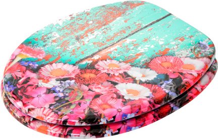 Sanilo WC-Sitz, BxL: 37,7 x 47 cm, Spring - rosa